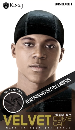 KING.J PREMIUM VELVET DOME CAP