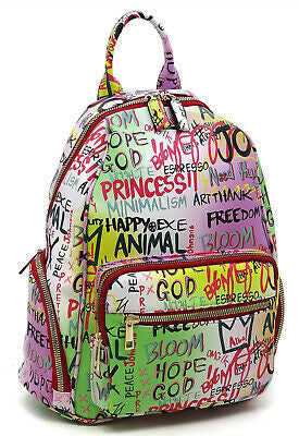 GRAFFITI PRINTED BACKPACK