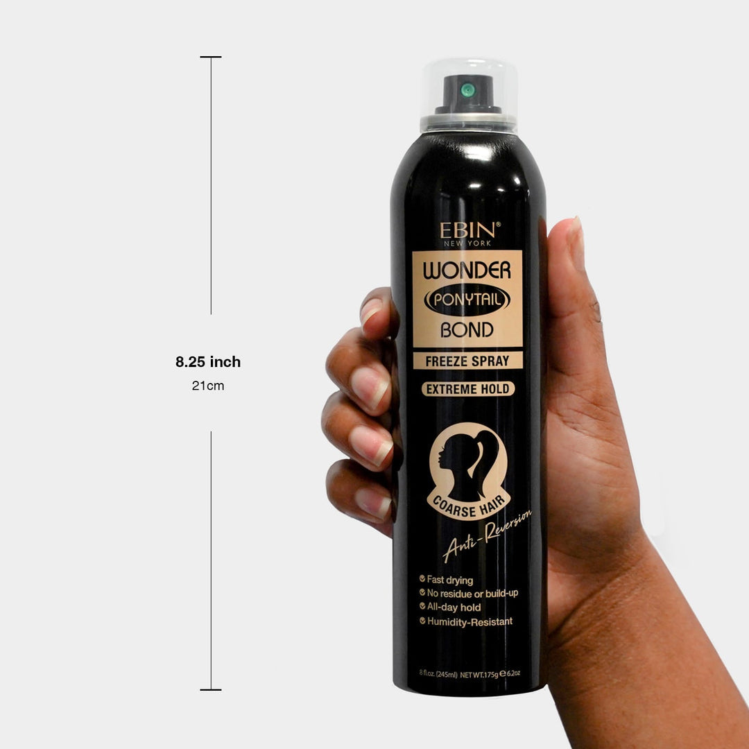 EBIN WONDER PONYTAIL BOND FREEZE SPRAY 8 OZ.