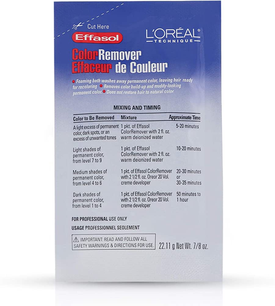 L’ORÉAL - EFFASOL COLOR REMOVER (PACKET)