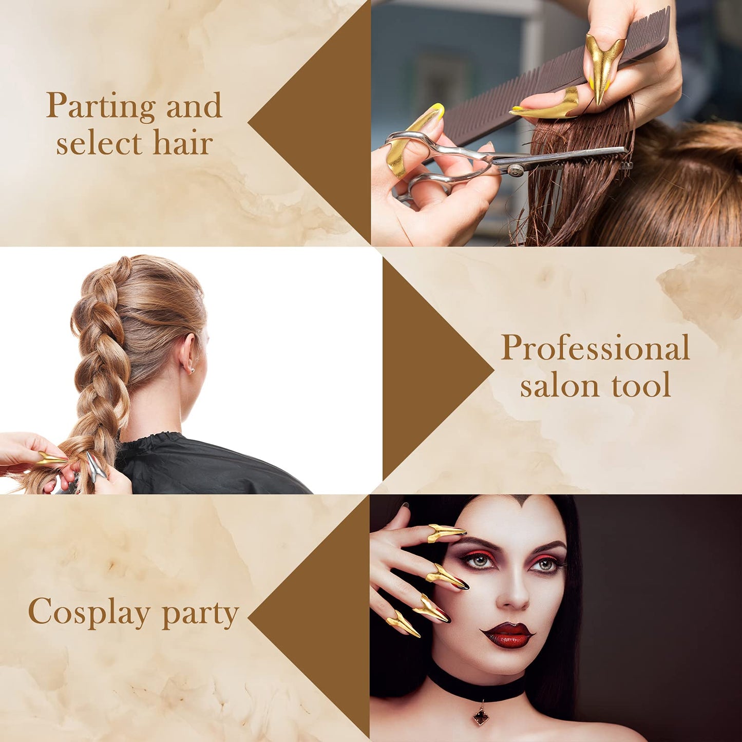 AB HAIR SECTIONING RING (2 HYPO-ALLERGENIC RINGS)