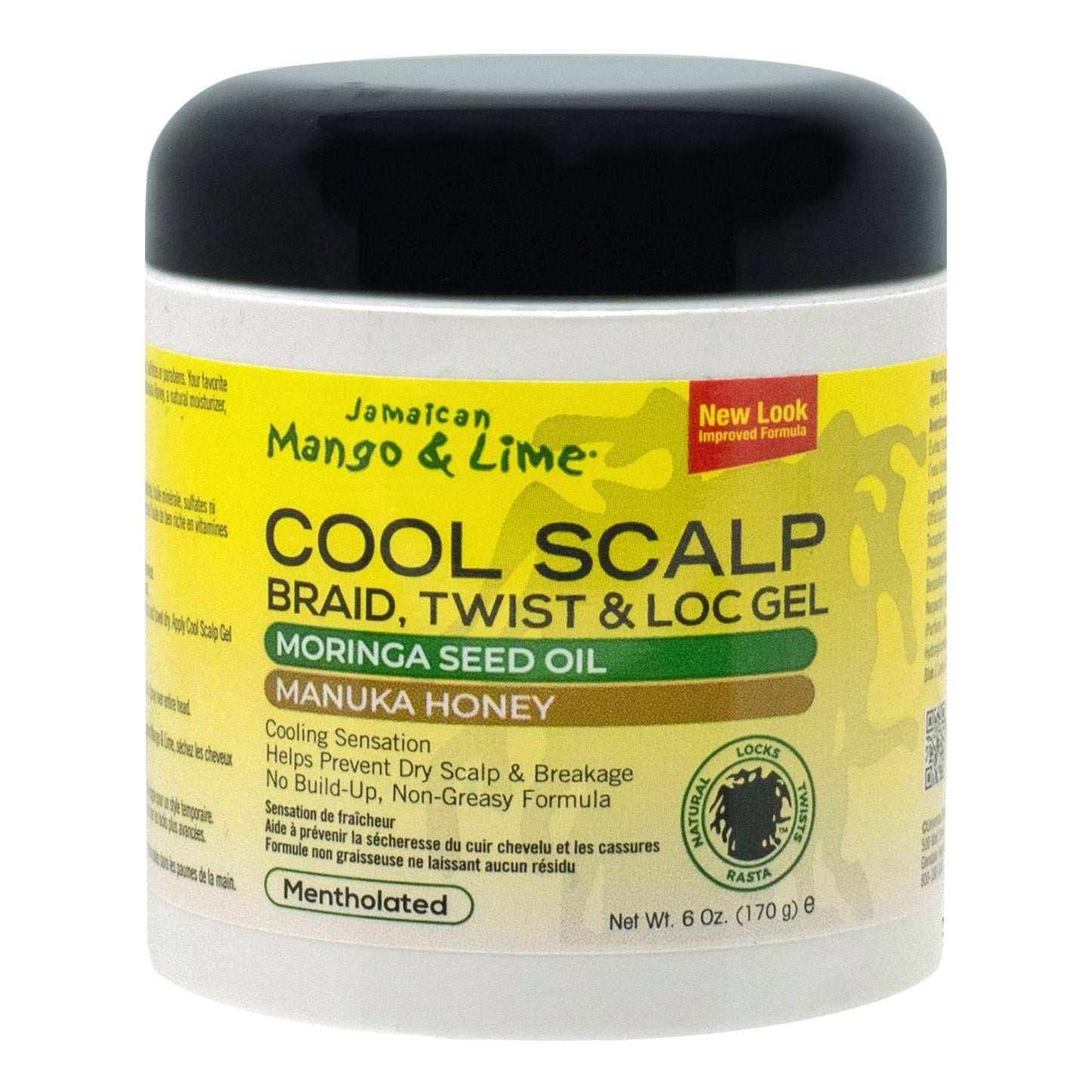 JAMAICAN MANGO & LIME- COOL SCALP BRAID, TWIST & LOCK GEL 6 OZ.