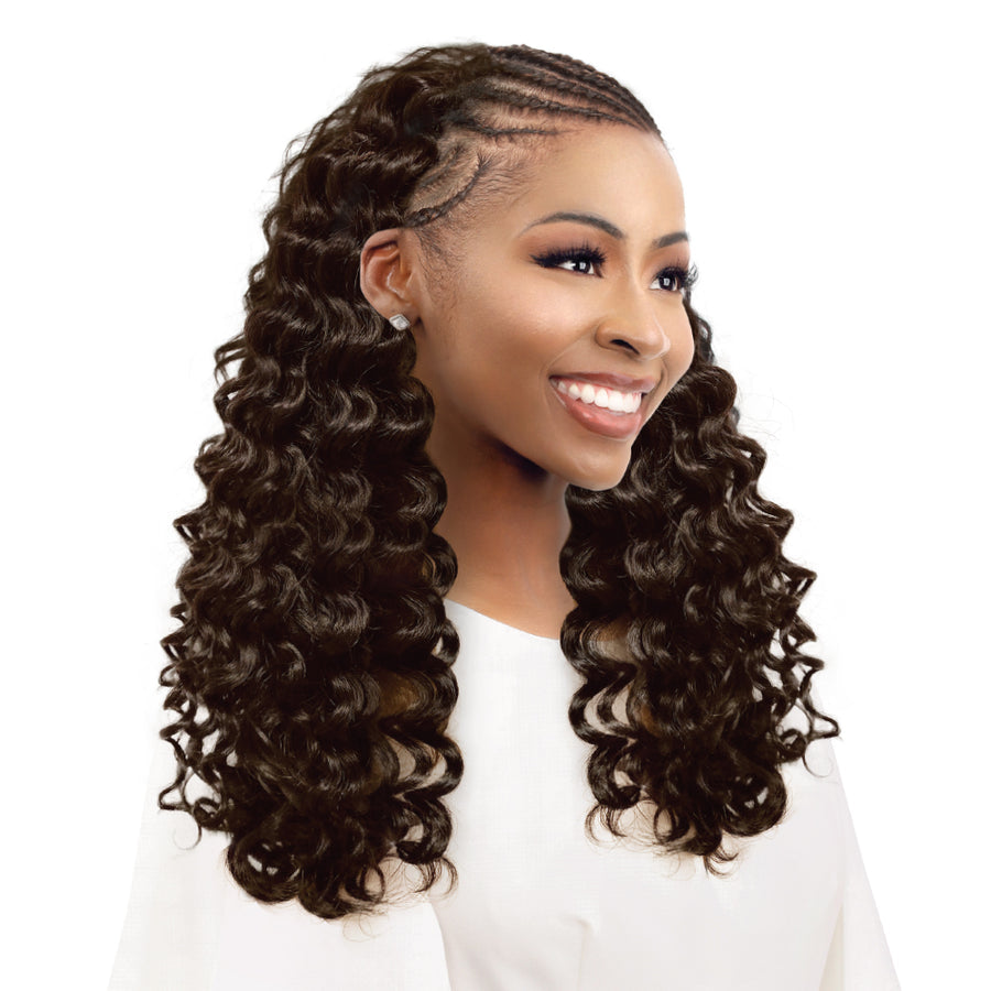 Eve Hair Luv French Deep Curl Bulk 18”