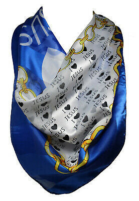 I LOVE JESUS SATIN SCARF