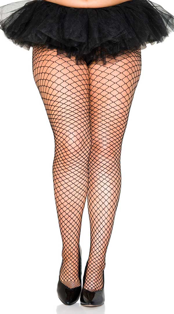 MINI DIAMOND NET SPANDEX PANTYHOSE