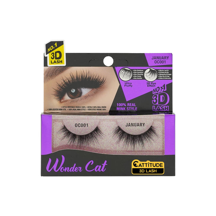 EBIN JANUARY - WONDER CAT 3D FAUX MINK LASHES