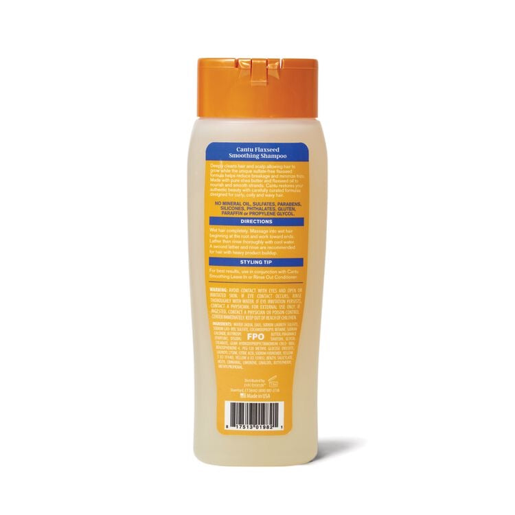 CANTU FLAXSEED SMOOTHING SHAMPOO 13.5OZ