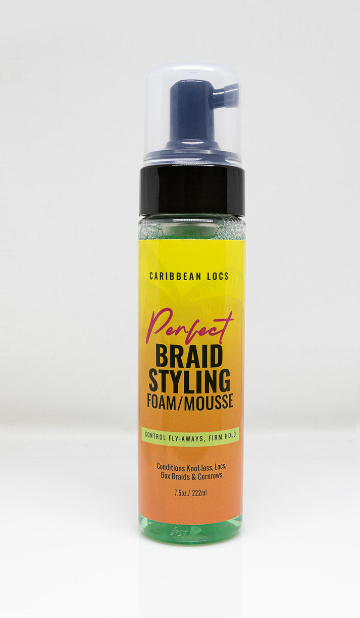 CARIBBEAN LOCS PERFECT BRAID STYLING FOAM/MOUSSE 7.5 OZ.