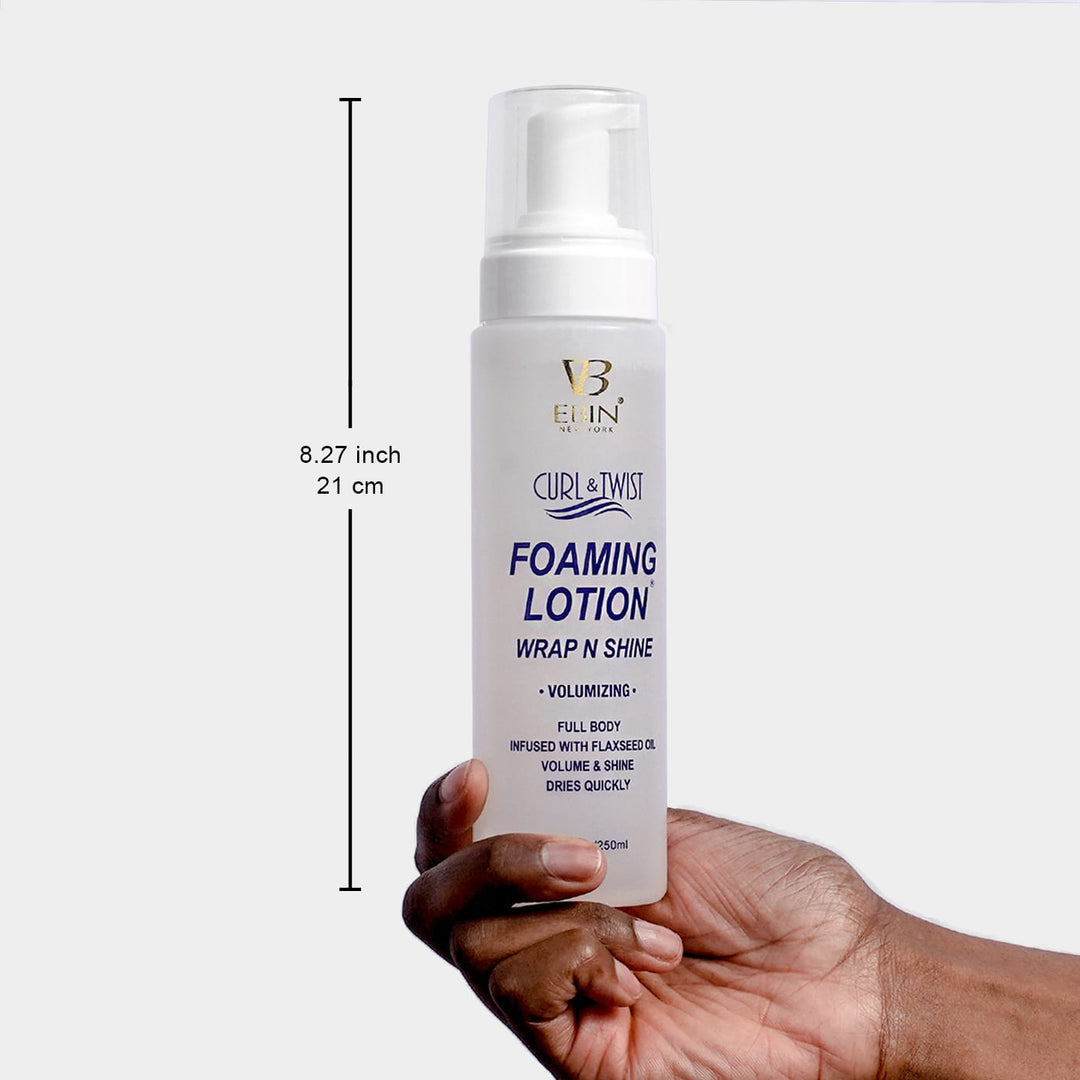 EBIN CURL & TWIST FOAMING LOTION 8 OZ.