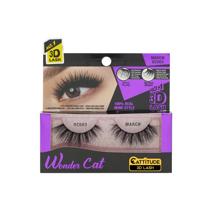 EBIN MARCH - WONDER CAT 3D FAUX MINK LASHES