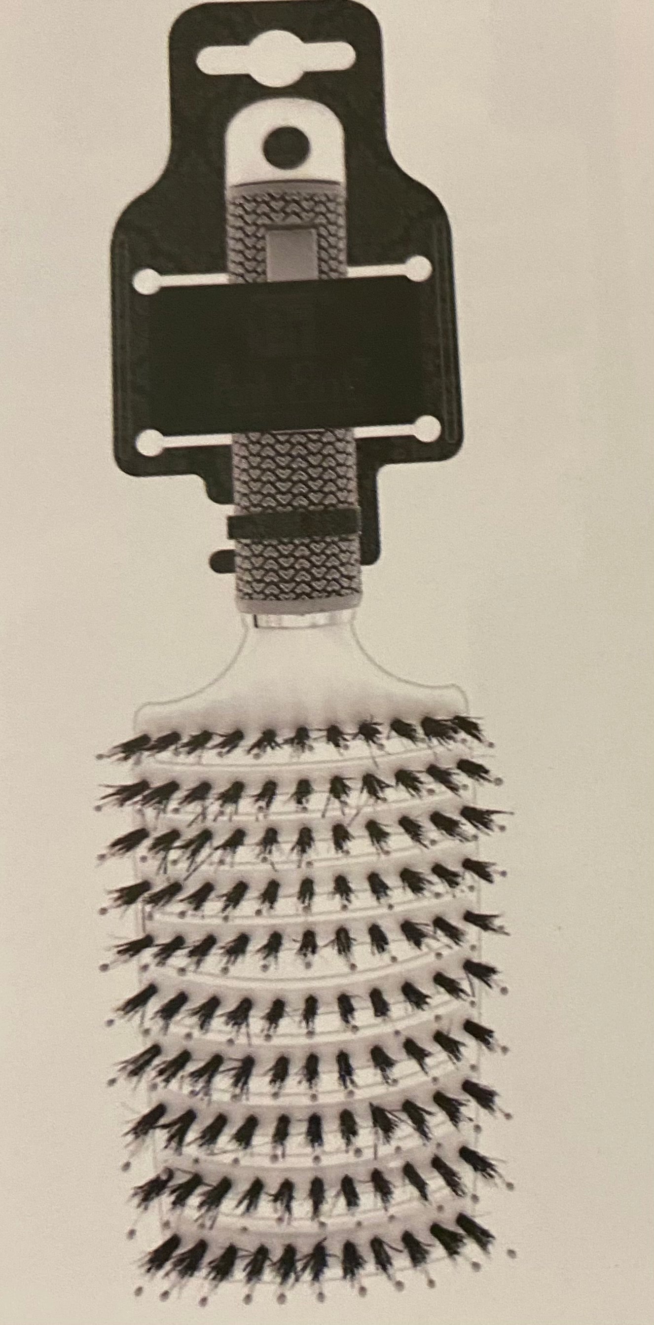 BT CURVED & VENTED DETANGLING HAIR BRUSH W/ BOAR BRISTLE