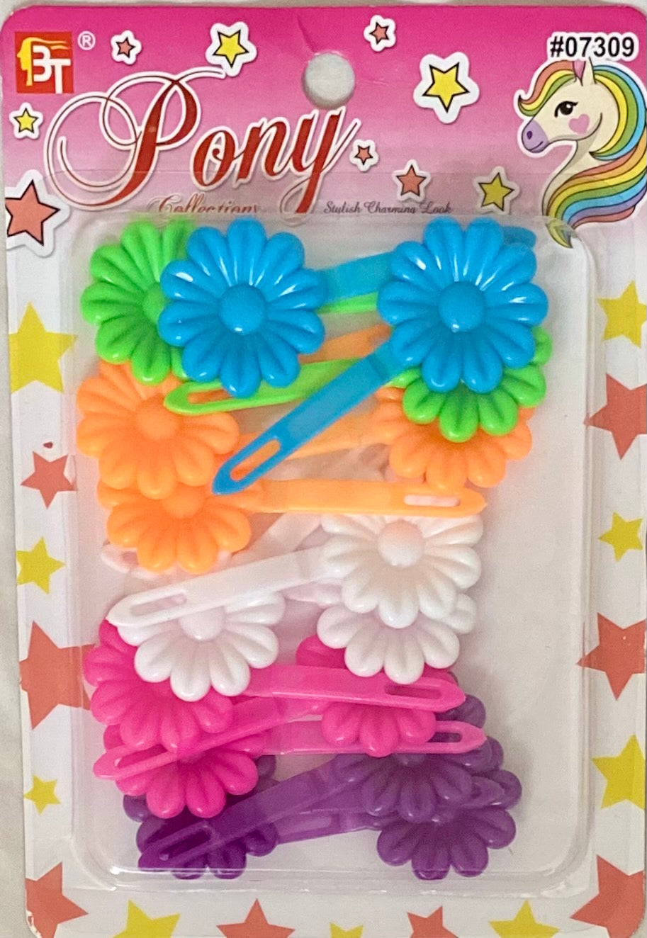 BEAUTY TOWN DAISY HAIR BARRETTES