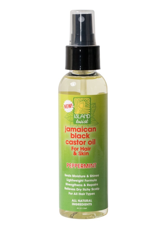 AUTHENTIC JAMAICAN BLACK CASTOR OIL SPRAY 4OZ.