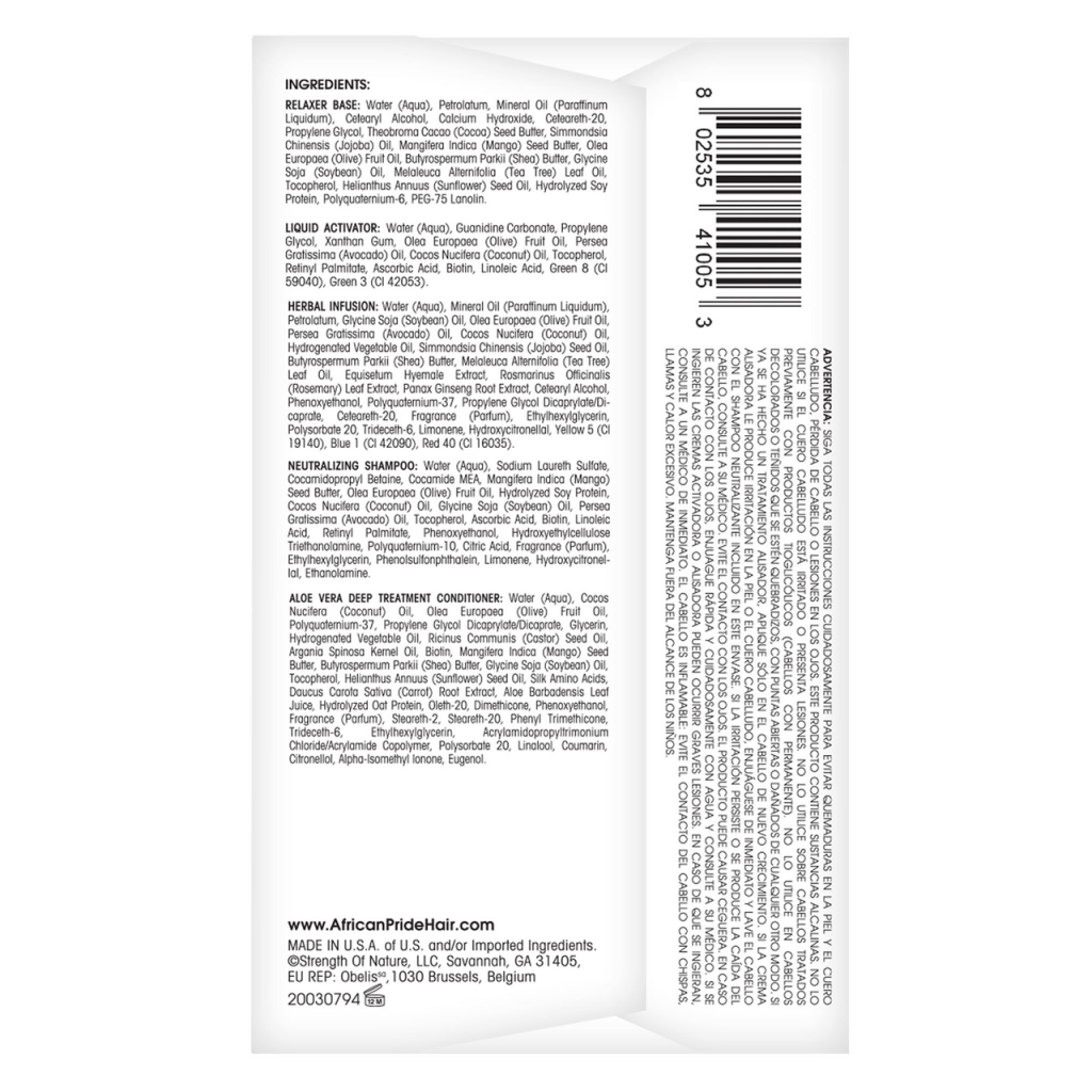 AFRICAN PRIDE OLIVE MIRACLE NO-LYE RELAXER (REGULAR)