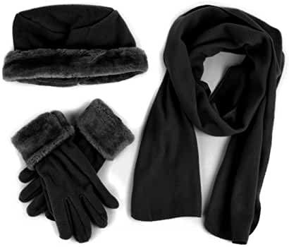 WOMEN’S FLEECE WARM HAT SET