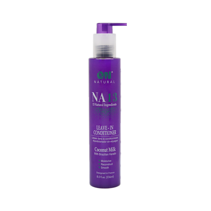 ON NATURAL NA13 LEAVE-IN CONDITIONER COCONUT MILK WITH BRAZILIAN KERATIN 8 OZ.