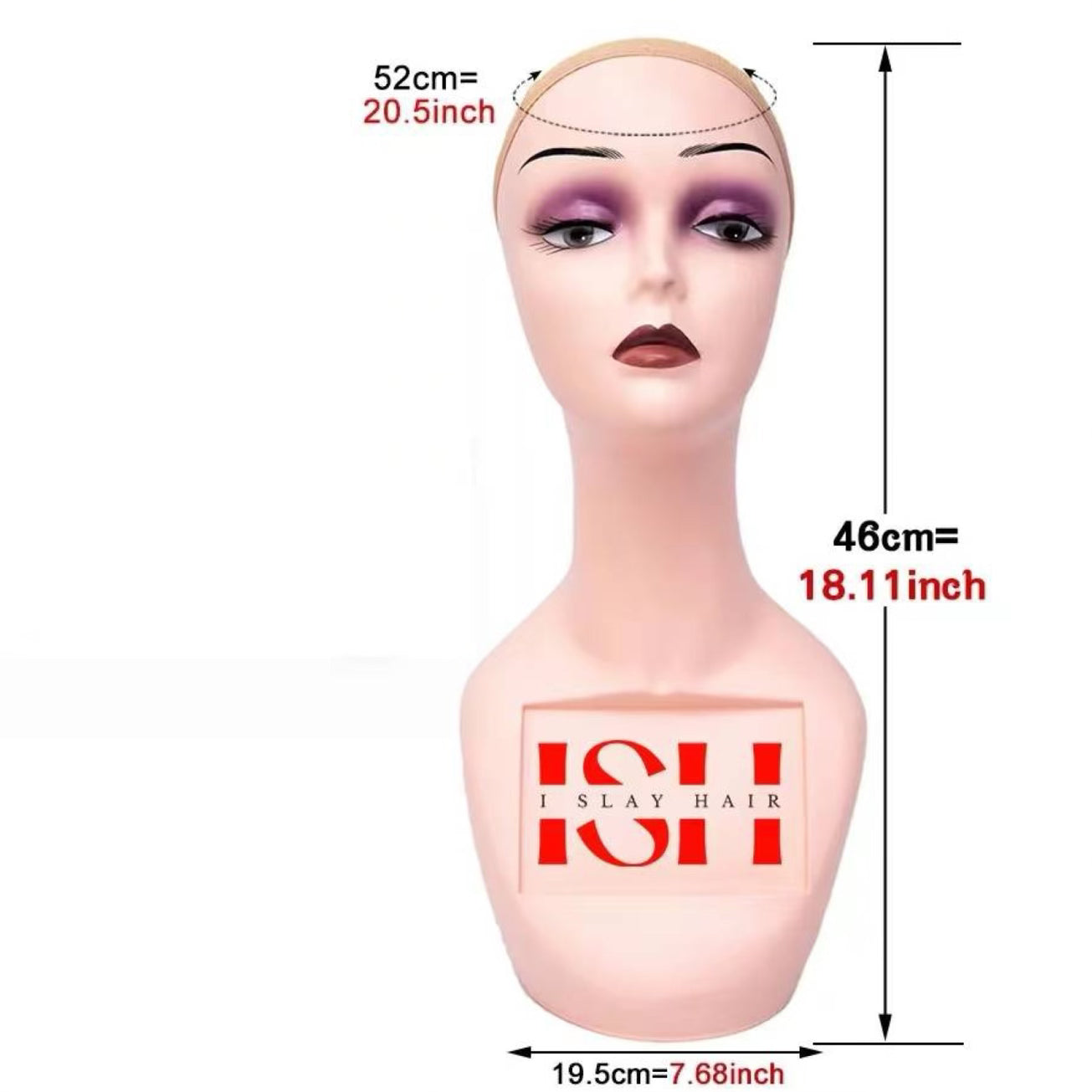 ISH REALISTIC WIG FEMALE MANNEQUIN HEAD