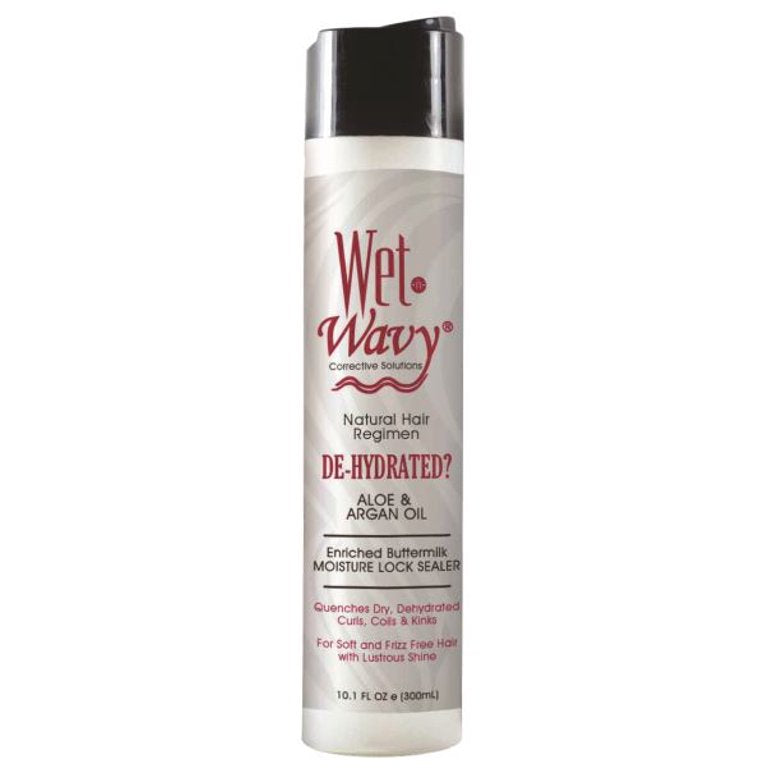 WET N WAVY ALOE & ARGAN OIL MOISTURE LOCK SEALER 10.1 OZ.