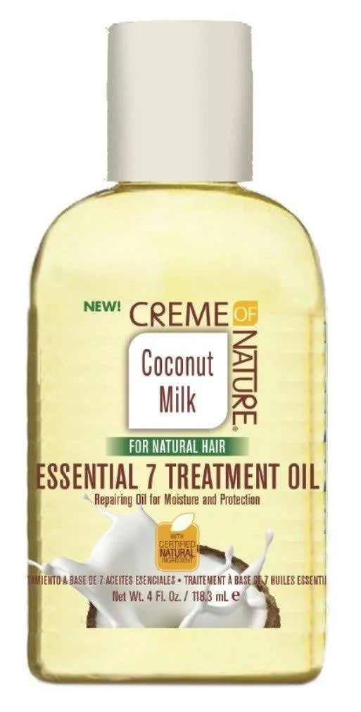 CREME OF NATURE COCONUT MILK ESSENTIAL 7 TREATMENT OIL 4 OZ.