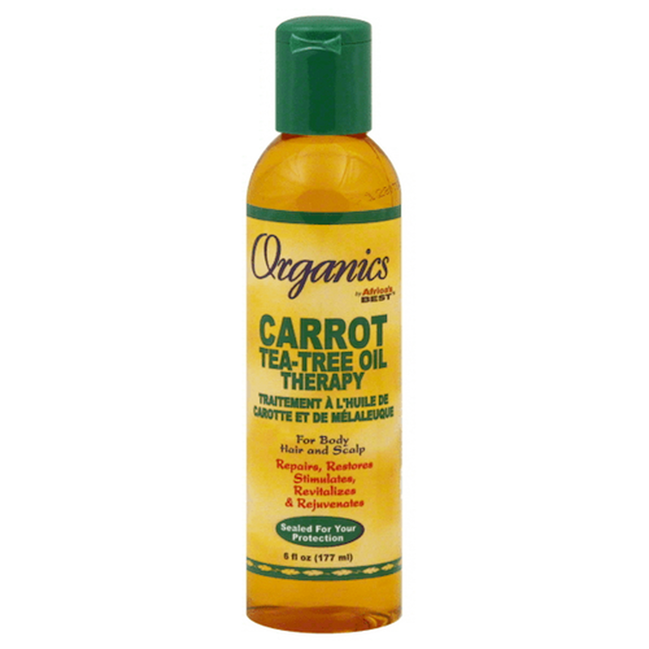 AFRICA’S BEST ORGANICS CARROT T-TREE OIL THERAPY 6 OZ.