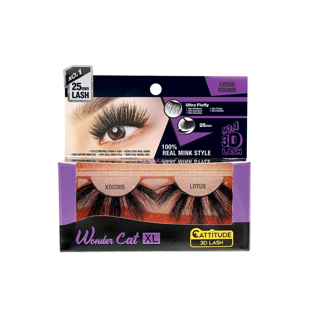 EBIN LOTUS - WONDER CAT XL 25MM 3D FAUX MINK LASHES
