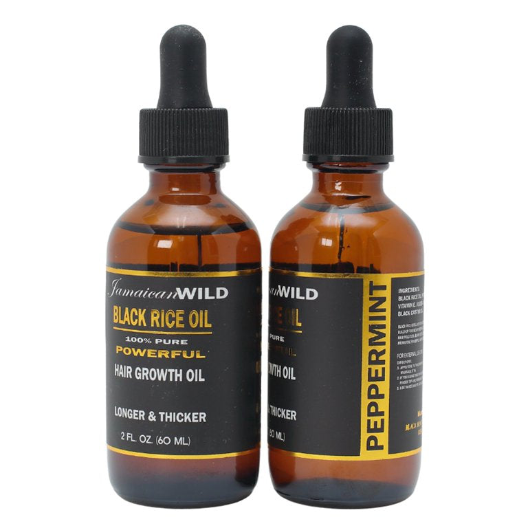 BLACK RICE POWERFUL HAIR GROWTH OIL 2 OZ.