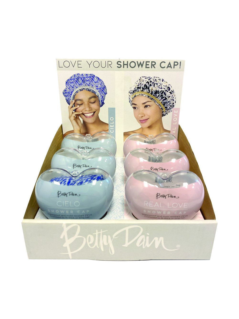 REAL LOVE & CIELO PEVA SHOWER CAPS