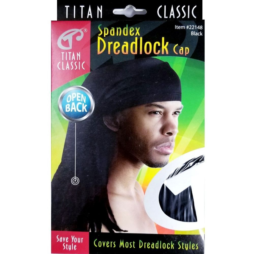 DONNA SPANDEX DREAD LOCK CAP OPEN BACK
