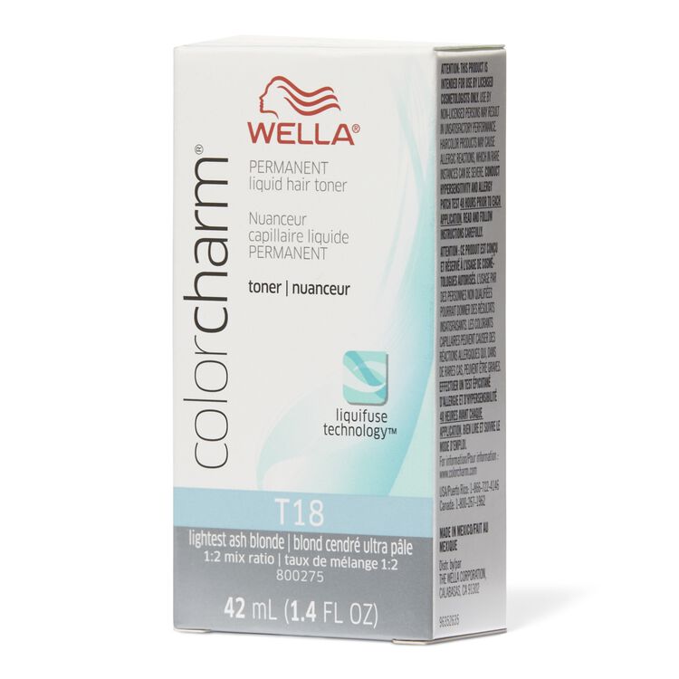 WELLA COLOR CHARM PERMANENT LIQUID HAIR TONERS 1.4 OZ.