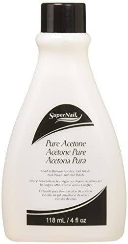 SUPERNAIL PURE ACETONE POLISH REMOVER 4 FL.OZ.