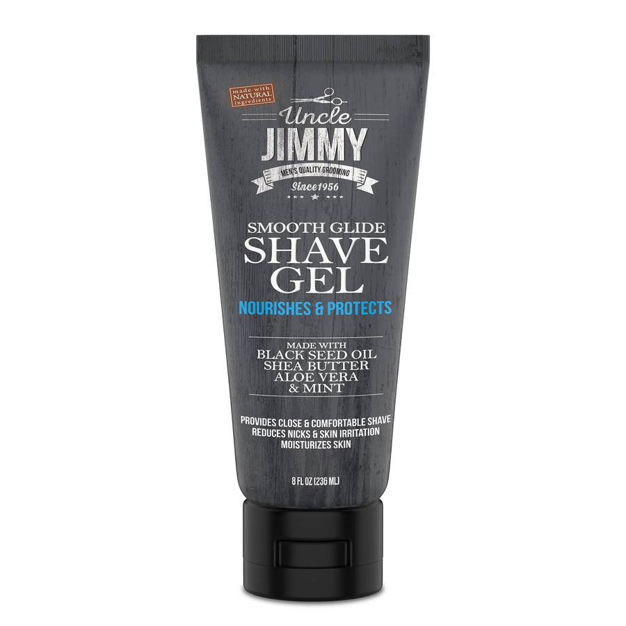 UNCLE JIMMY SMOOTH GLIDE SHAVE GEL 8 OZ.