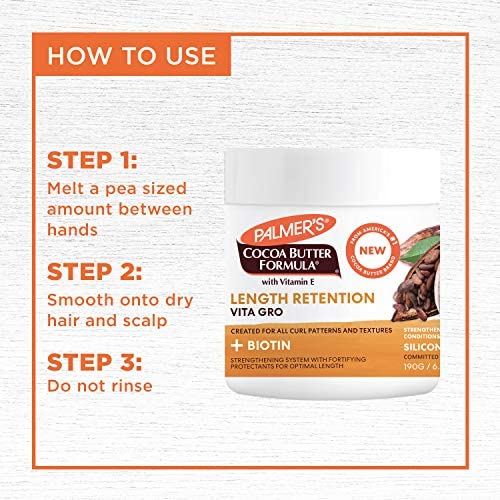PALMER’S LENGTH RETENTION VITA GRO + BIOTIN 6.7 OZ.