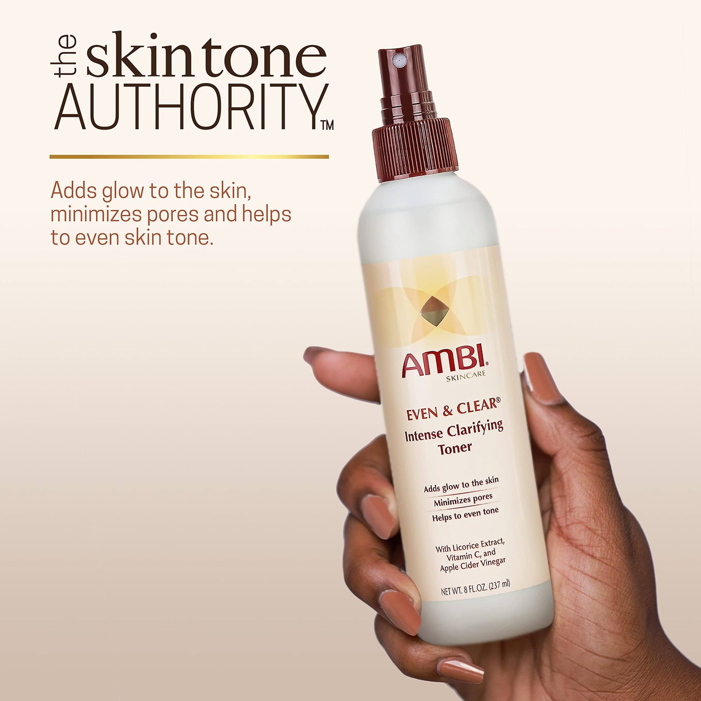 EVEN & CLEAR INTENSE CLARIFYING TONER 8OZ.