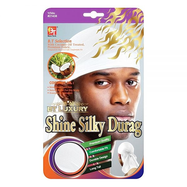 SHINE SILKY DURAG – COCONUT OIL TREATED