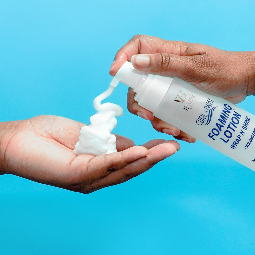 EBIN CURL & TWIST FOAMING LOTION 8 OZ.