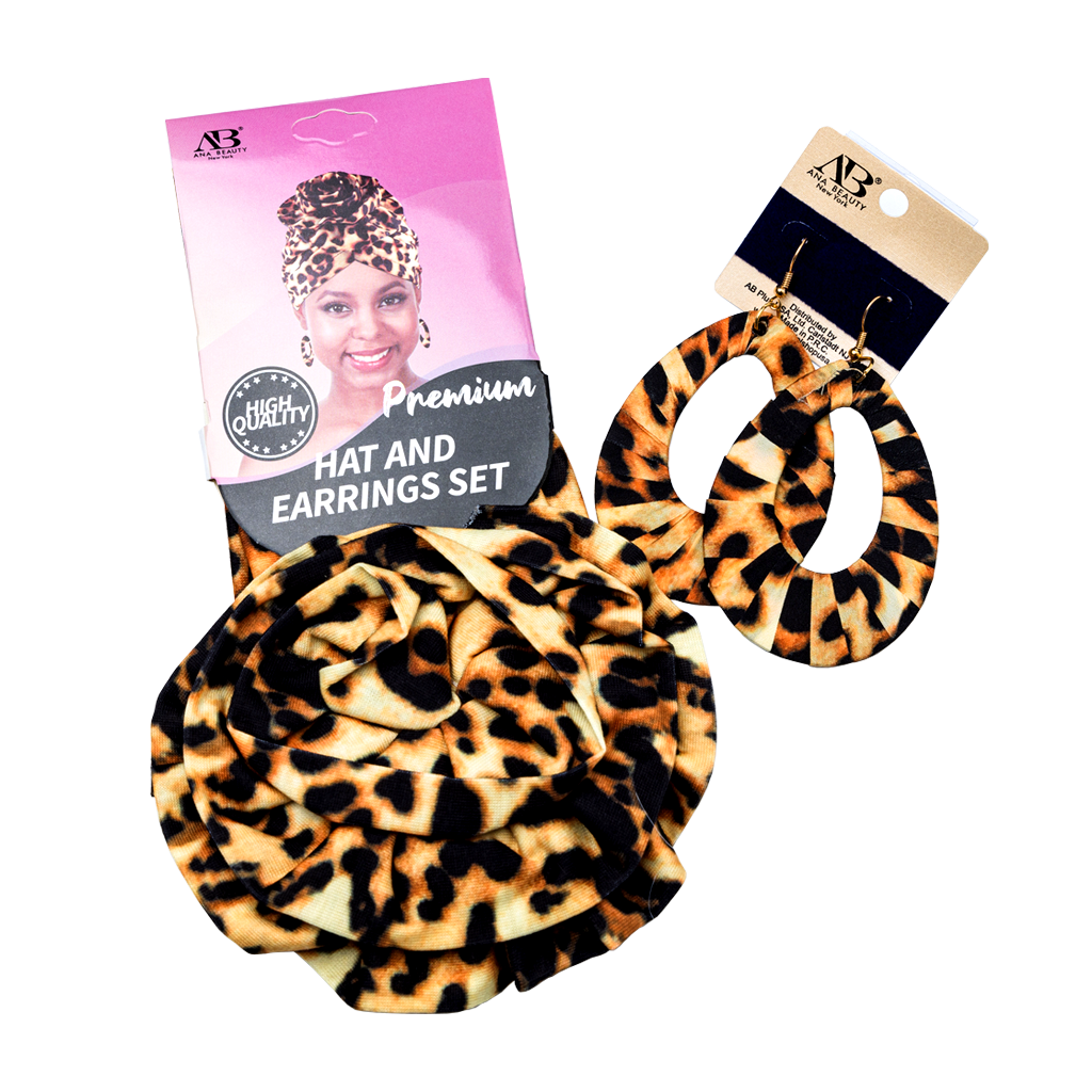 ANA BEAUTY PREMIUM TURBAN & EARRINGS SET