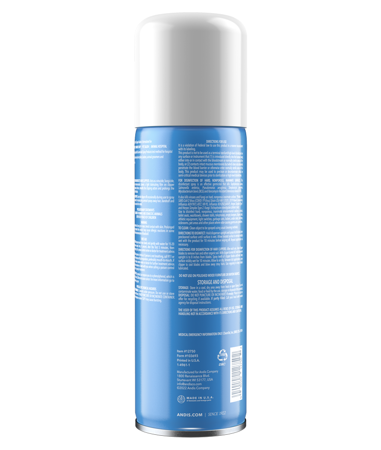 ANDIS COOL CARE PLUS SPRAY 15.5 OZ.