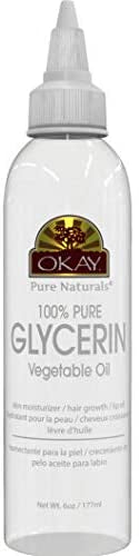 OKAY 100% PURE GLYCERIN VEGETABLE OIL 6 OZ.