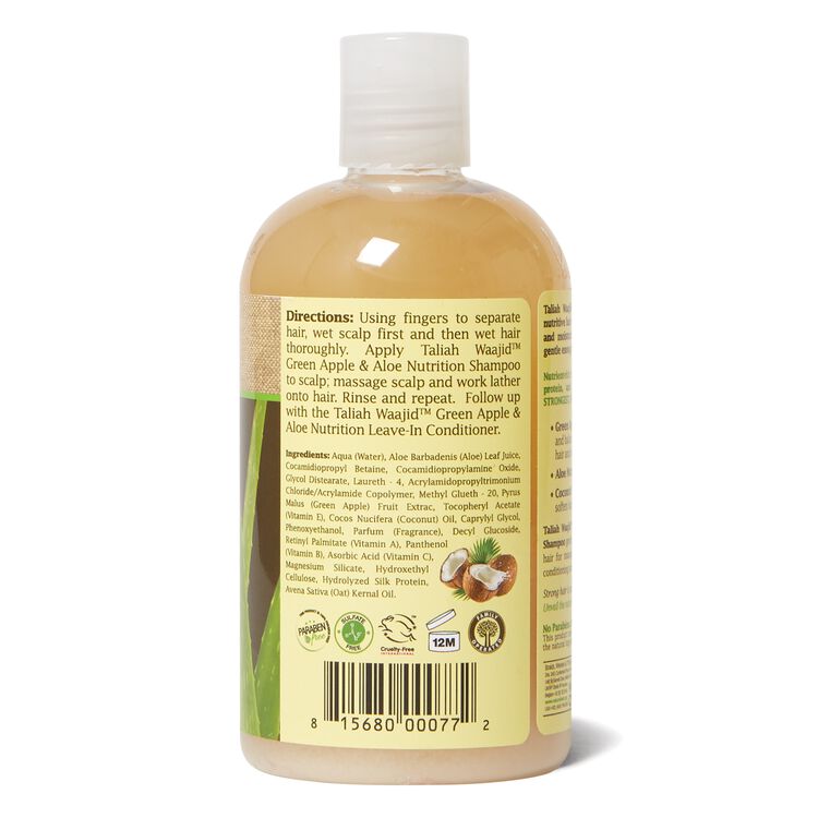 TALIAH WAAJID GREEN APPLE & ALOE NUTRITION SHAMPOO 12 OZ.