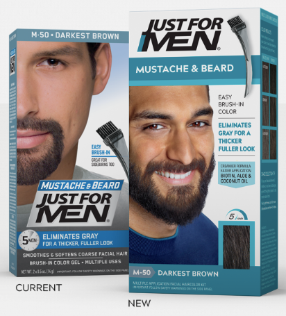 JUST FOR MEN MUSTACHE & BEARD COLOR