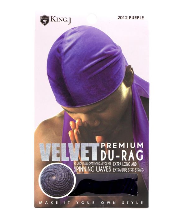 KING.J PREMIUM VELVET DU-RAG