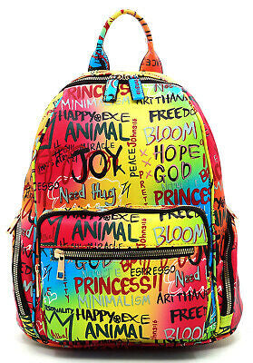 GRAFFITI PRINTED BACKPACK
