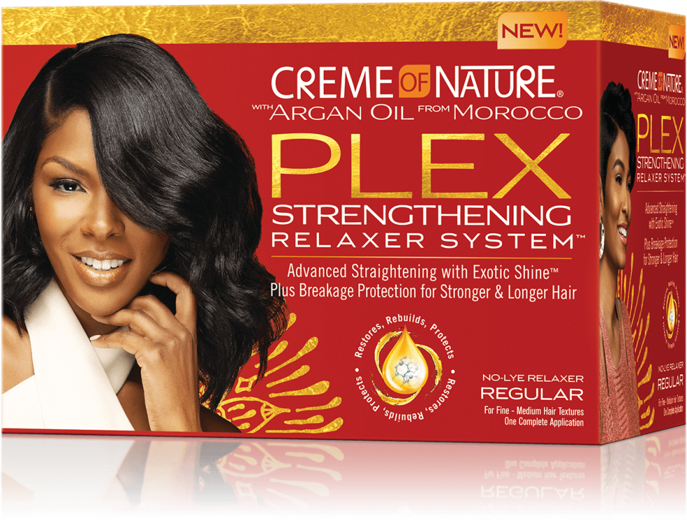 CREME OF NATURE WITH ARGAN OIL FROM MOROCCO NO-LYE RELAXER