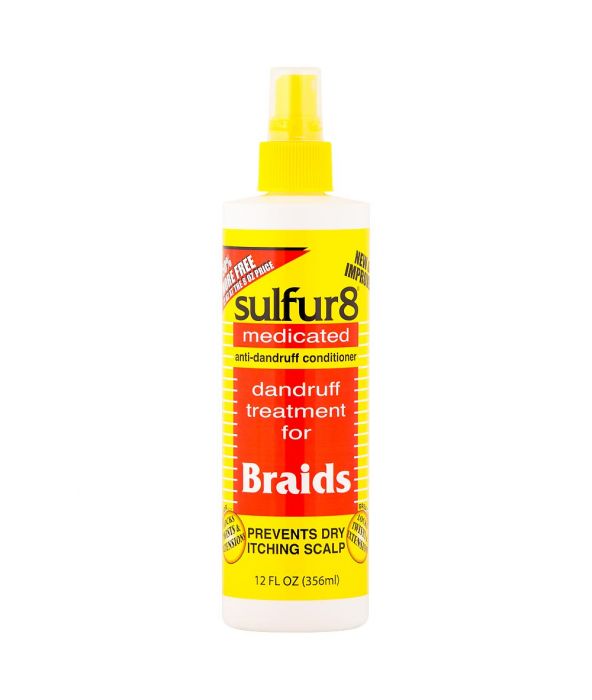 SULFUR 8 MEDICATED DANDRUFF TREATMENT FOR BRAIDS 12 OZ.