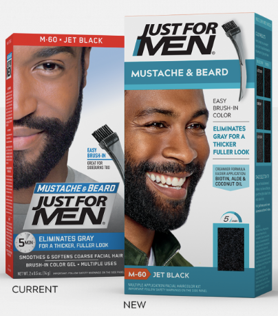 JUST FOR MEN MUSTACHE & BEARD COLOR