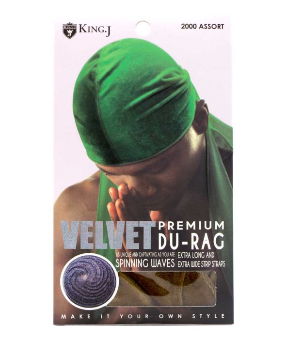 KING.J PREMIUM VELVET DU-RAG