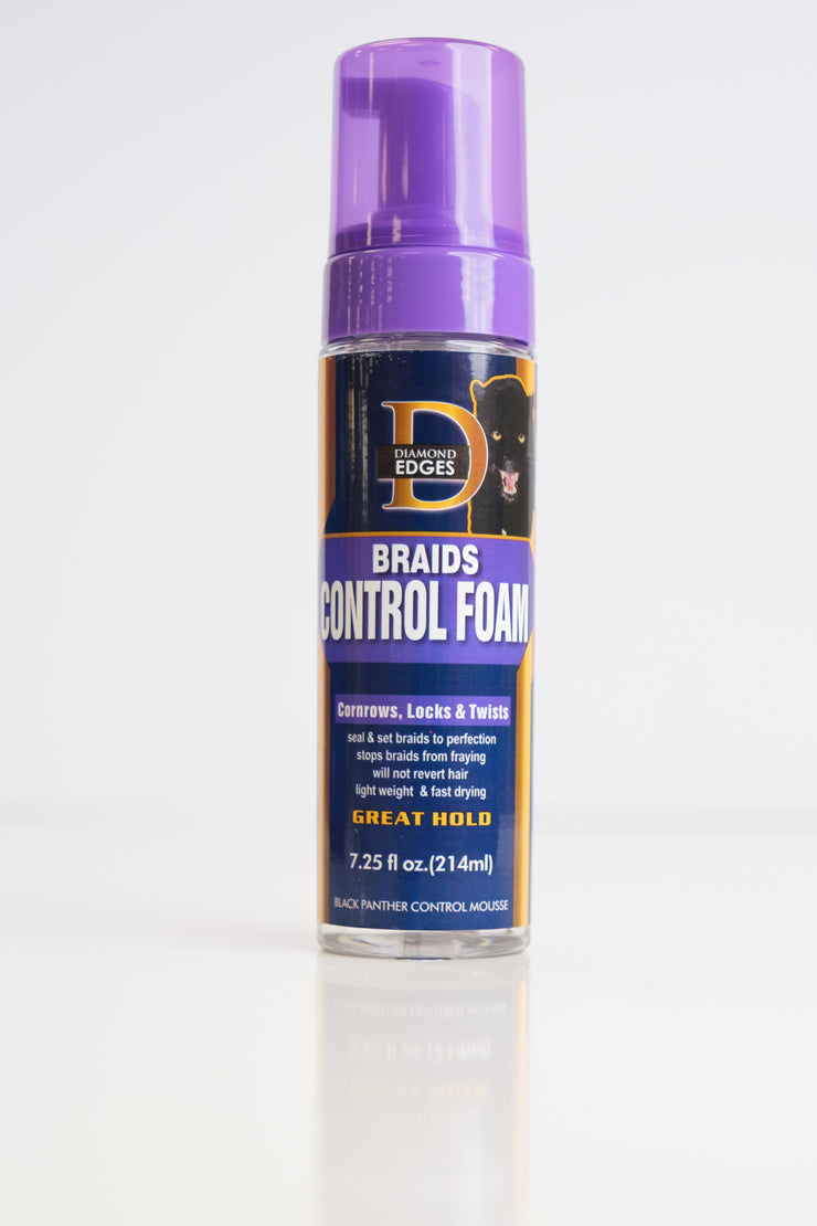 BLACK PANTHER BRAID CONTROL FOAM 7.25 OZ.