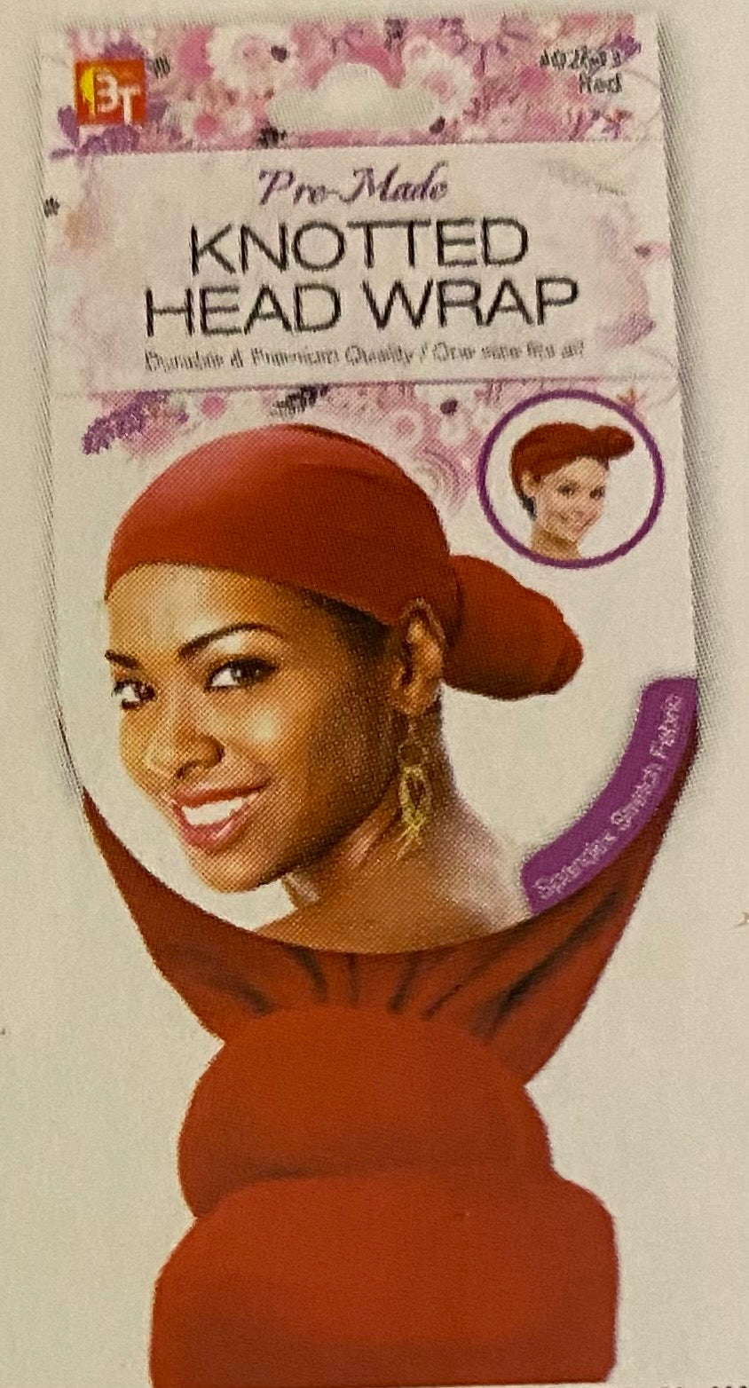 BT PRE-MADE KNOTTED HEAD WRAP