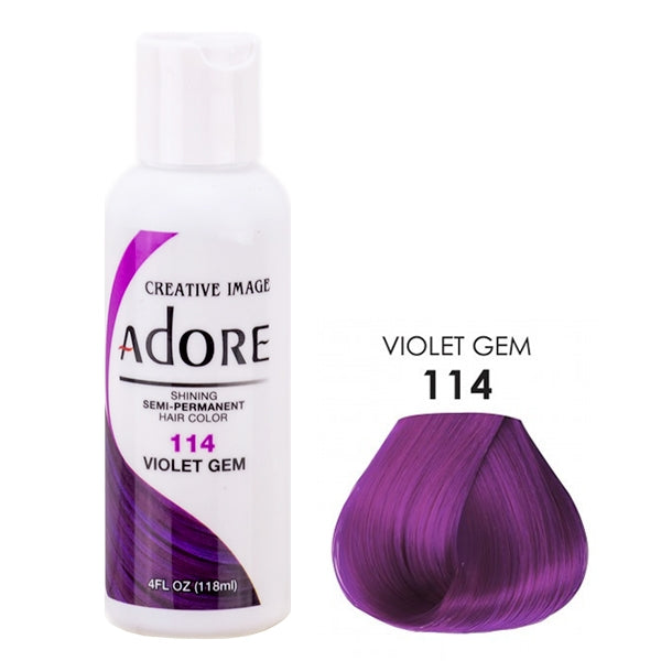 ADORE SEMI-PERMANENT HAIR COLOR 4 FL.OZ.