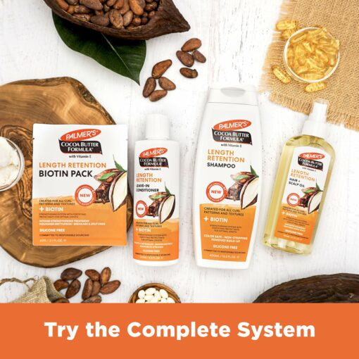 PALMERS’S COCOA BUTTER FORMULA LENGTH RETENTION + BIOTIN PACK 2.1 FL.OZ.